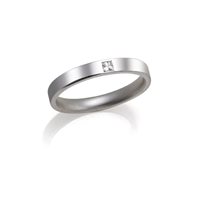 Anneau Anteo Tu Ed Io in Or blanc Diamante 0.03 Ct 1817U-21 - 1817U-21